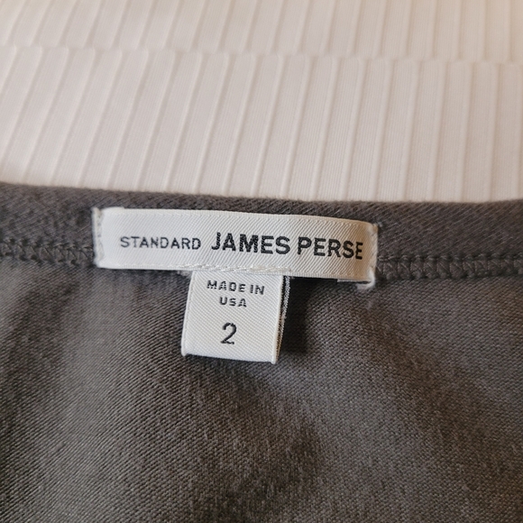 Standard James Perse Ruffle Ruched Dress sz M/2 WMU6705 - Picture 5 of 11